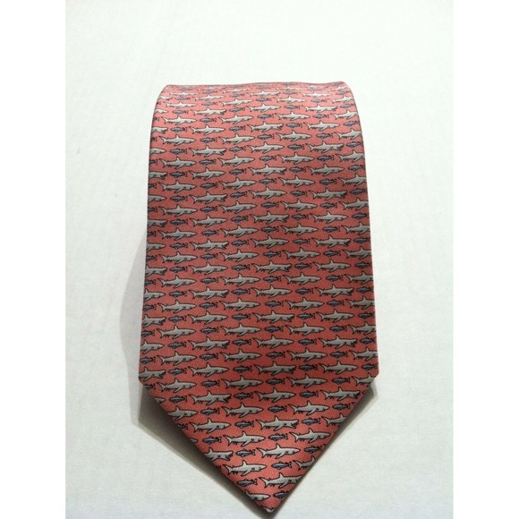 VINEYARD VINES MENS PINK 100%SILK CLASSIC NECK TIE WIDTH: 3 5/8